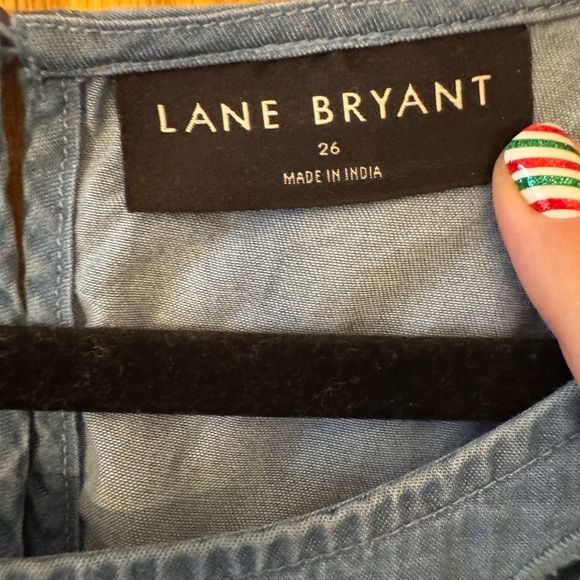 Blue Embroidered Women's Top - Picture 3 of 5